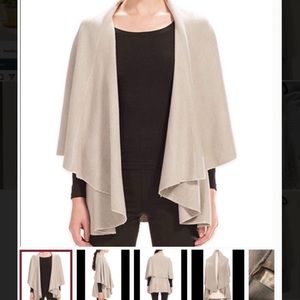 Look by M. Shawl Vest in Stone Gray